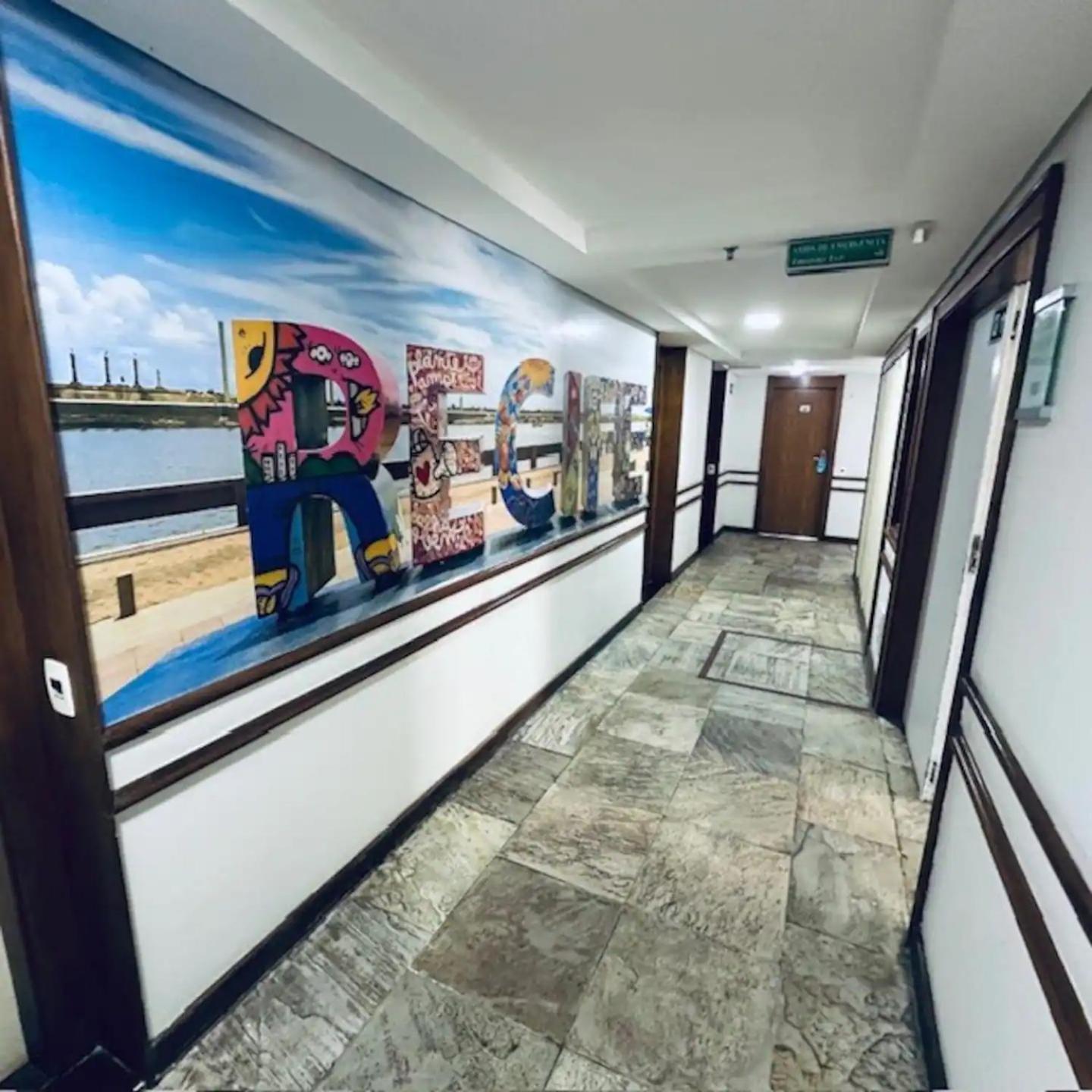 Flat 10 Andar Hotel Costa Mar Acesso Direto Praia Jaboatao dos Guararapes Luaran gambar